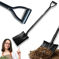 ŁOPATA DO PIASKU PIACHU PIASKOWA METALOWA Z TRZONKIEM SOLIDNA METALOWA