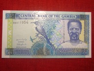 GAMBIA, 25 DALASIS, P-22a, 2001-2005, UNC, RZADKI