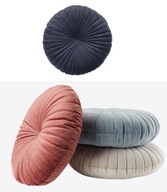 PODUSZKA DEKORACYJNA JYSK POSZEWKA OZDOBNA KUGLEASK CUSHION OKRĄGŁA CZARNA