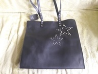 Torba damska czarna z gwiazdą House