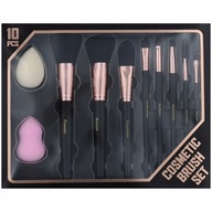 Zestaw pędzli do makijażu tyk blend 10 el prezent