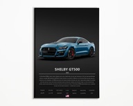 PLAKAT FORD MUSTANG SHELBY GT500 IDEALNY NA PREZENT NAJWYŻSZA JAKOŚĆ A3