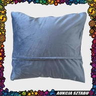 Błękitna poduszka ozdobna