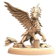 Oniric Wyvern Dragon Mały Smok Wiverna B RPG Druk 3D