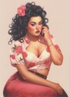 AKT - NAGA KOBIETA - PIN UP GIRL