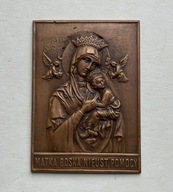 Medal Plakieta - Matka Boska Nieustającej Pomocy