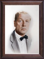 Obraz Stefan Norblin portret w drewnianej ramie ze szkłem