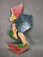 Stara zawieszka skrzat MUCHOMOREK z czasów PRL-u