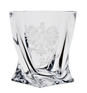 Szklanki do Whisky Kryształowe Ręcznie Grawerowane Motyw ORŁY