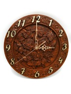 Zegar do kuchni drewniany, zegar kuchenny, prezent dla żony. Cztery kolory