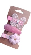 Spinki do włosów zestaw motylek 3 szt.