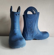 Kalosze unisex C R O C S c13 / j1 (czyli ok. 31) niebieskie markowe