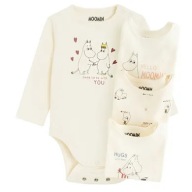 Cool Club Body dla dziewczynki, Muminki, 4 szt., 86/92