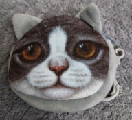 Pluszowy portfelik KOTEK