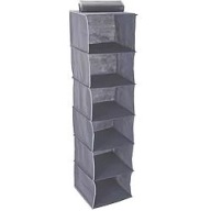 ORGANIZER WISZĄCY NA UBRANIA OBÓWIE SZAFA PUDEŁKO 6 PÓŁEK