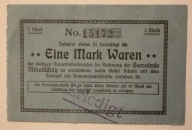 1 Mark - 1 MARKA - Eine Mark Waren - STARA CIEKAWOSTKA