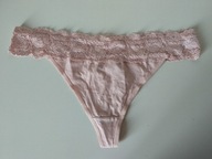 Śliczne markowe majtki George UK 18 EUR 44-46 95% cotton pudrowy róż