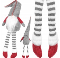 Skrzat Mikołaj Krasnal Prezent na Święta Duży Gnom Świąteczny Duży 50cm