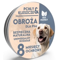 OBROŻA DLA PSA NA PCHŁY KLESZCZE 8 MIESIĘCY 63 CM