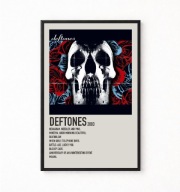 Plakat A4 z ramką DEFTONES 21x29,7cm
