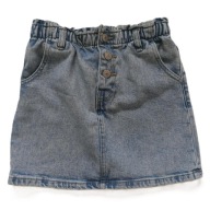 DUNNES STORES spódniczka jeans z wysokim stanem vintage 128/ 134cm