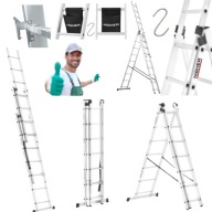 DRABINA HIGHER ALUMINIOWA SKŁADANA 3 x 9 do 150 kg