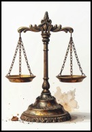 A2 PLAKAT PRAWNICZY DLA PRAWNIKA DO KANCELARII PRAWO WAGA PRAWNICZA