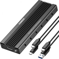 Fideco M203CP obudowa kieszeń do dysku M.2 NVMe SATA SSD USB 3.2