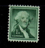 Znaczek 1 cent George Washington1954 r.USA