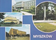 MYSZKÓW - URZĄD - OBELISK - DOM TOWAROWY - SZKOŁA