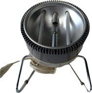 Lampa kwarcowa okrągła UV + IR HANAU DDR PRL sprawna HOHENSONNE 99