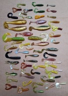 Zestaw gum spiningowych. Mix.