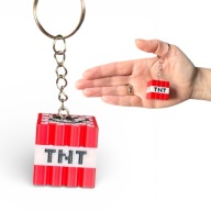 Minecraft TNT breloczek brelok do kluczy MC