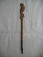 Przedwojenne PIÓRO MACZANE-OBSADKA Z GÓRALEM PAMIĄTKA Z ZAKOPANEGO TATRY