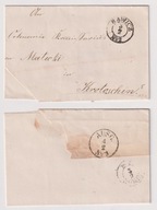 Prusy Niemcy koperta listu ze stemplem Rawicz