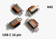Gniazdo port USB C do lutowania 16-PIN 3.1 SMD (r46) Oppo Realme
