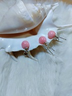 Srebrny komplet 925 z naturalnym koralem