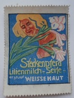 Steckenpferd - mydło liliowe - zalepka reklamowa