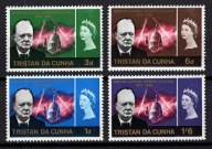 **TRISTAN DA CUNHA 92-95 = 13E - WINSTON CHURCHILL, MONARCHIA