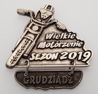 Znaczek, odznaka, blacha zlotowa, motocyklowa No.2241