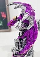 Fioletowy smok figurka purple Gw2 Eso Tibia Wow Dragonflight Nidhogg Aurene