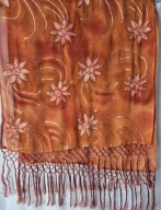 SELECTION PRIVEE szal jedwab hafty,cekiny 186x55