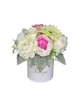 Flower box bukiet sztucznych kwiatów kompozycja na prezent Urodziny