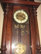 Zegar wiszący eklektyczny