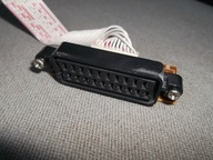 Gniazdo SCART EURO złącze z płytką wytczka... kostka i elektronika