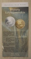 FOLDER EMISYJNY NBP DO MONET 2 zł złote i 20 zł złotych 2002 ŻÓŁW BŁOTNY