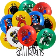 Balon balony lateksowe Avengers Iron Man Batman Hulk Spiderman 12 sztuk Av4