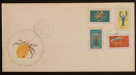 HOLANDIA NOWA GWINEA 1962 - Mi-Nr. 78-81 MORSKIE SKORUPIAKI - FDC
