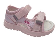 Sandały dziewczęce, wkładka profilowana, skórzana rozmiar 21 CLIBEE