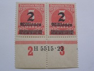 Niemcy - inflacja - nadruk - Mi.312 A ** z nr. HAN